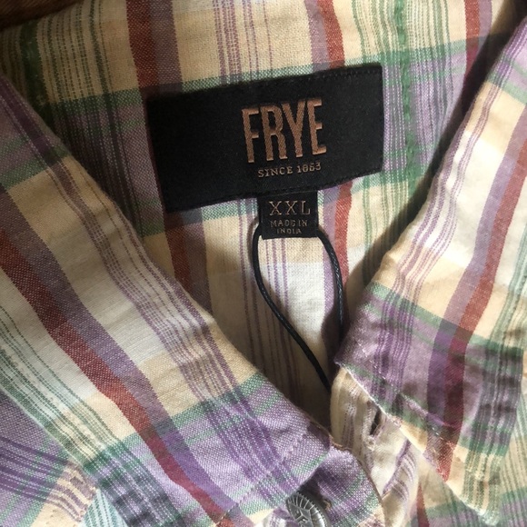 FRYE Western Button Up Shirt size XXL - Picture 4 of 8
